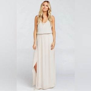 SHOW ME YOUR MUMU | Beige Kendall Maxi Dress - Large